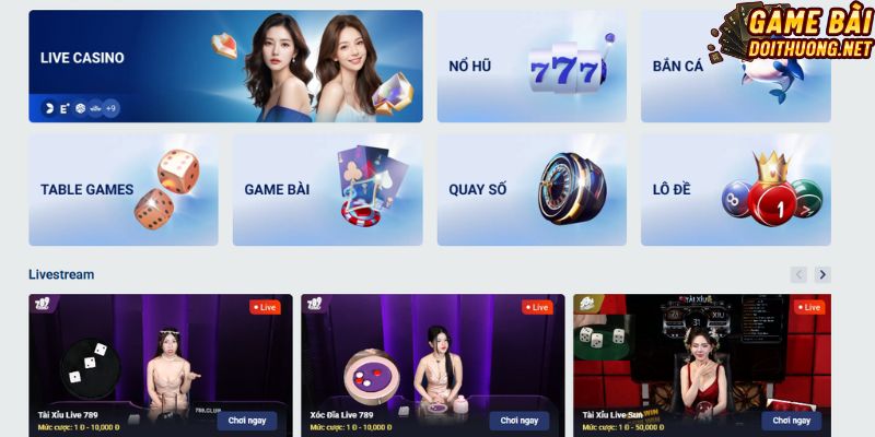 Nhà cái quy tụ 1000+ siêu phẩm giải trí