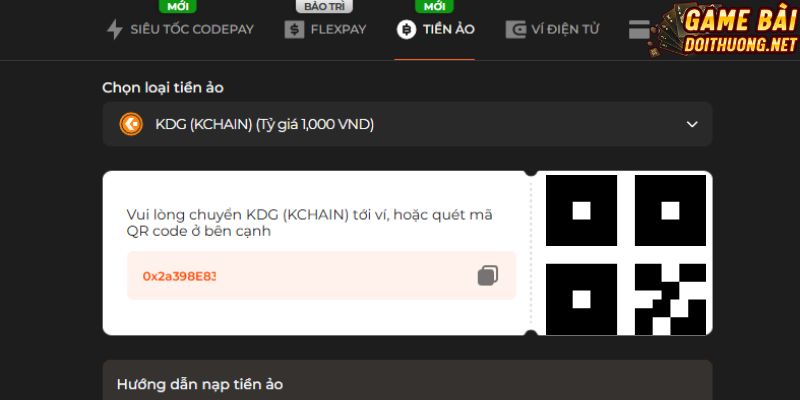 4 bước nạp tiền dễ với đồng coin ảo