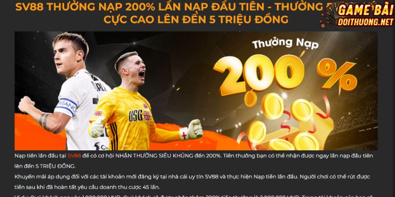 Siêu ưu đãi cho game thủ nạp lần đầu tiên