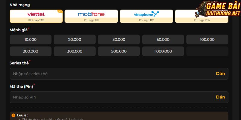 Những cách thức nạp tiền dễ tại nhà cái