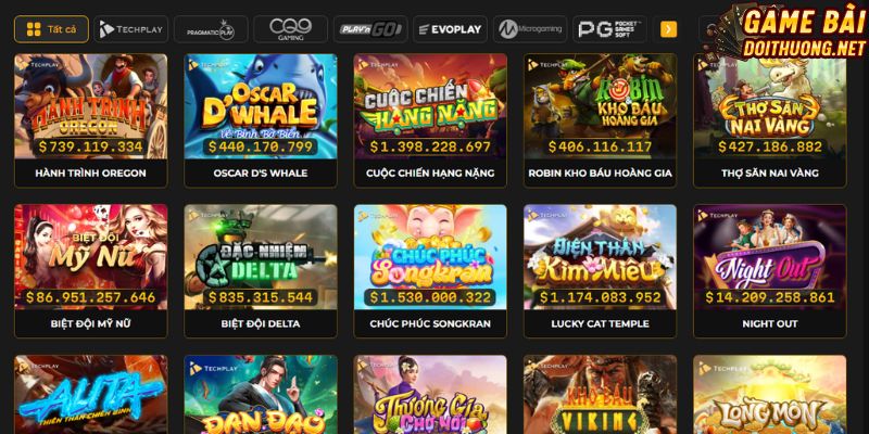 Đa dạng trò chơi nổ hũ để game thủ khám phá