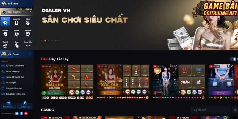 Zo88 thiết kế giao diện rất dễ thao tác