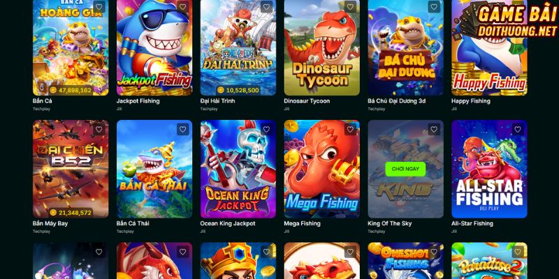 Hơn 100 game bắn cá có mặt tại FO88