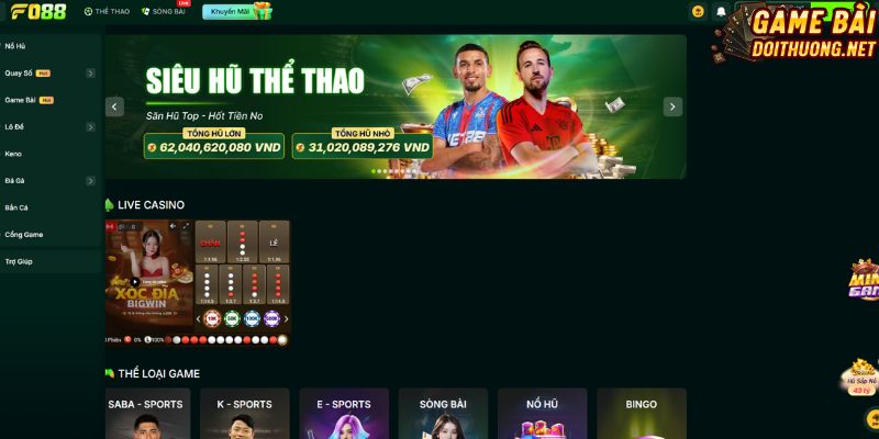 Thông tin cơ bản về sân chơi trực tuyến FO88