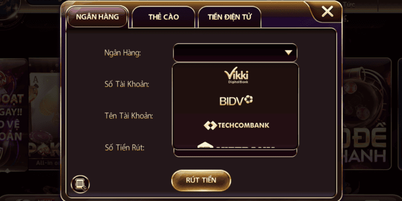 Quy trình rút tiền an toàn tối ưu